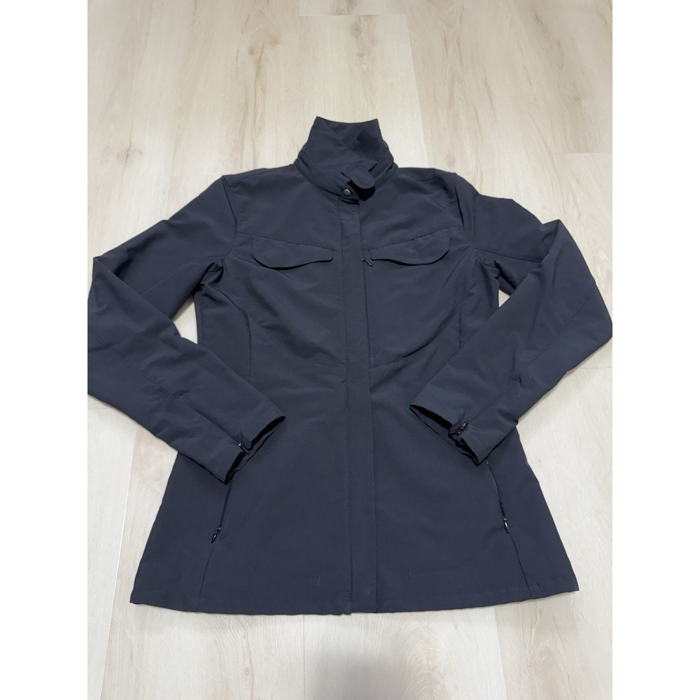 Patagonia Black Causal Full Zip Polyester Women's Size Medium Dress Jacket